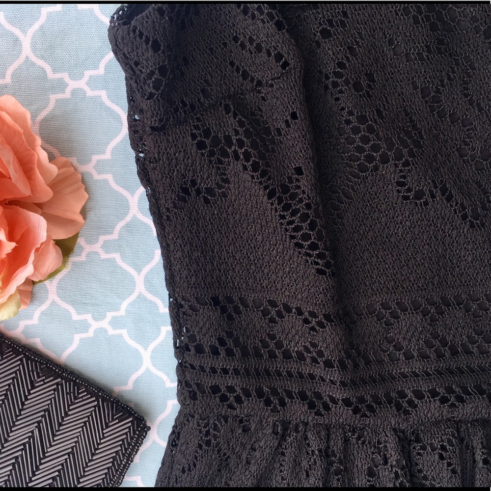 H&M Black Lace Mini Dress - Picture 4 of 8